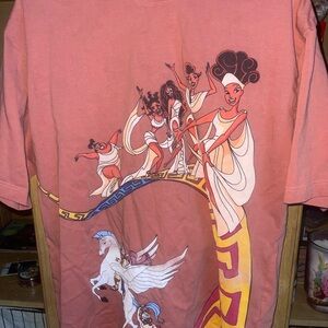 The Shirt Farm Disney Hercules Coral Pink Tee
